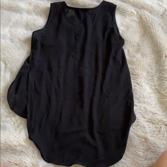 Deja Vu black high/low blouse with sequins - Picture 5 of 5